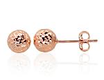 Gold classic studs earrings# 1201245(Au-R)