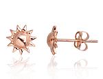 Gold classic studs earrings# 1201398(Au-R)