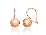 Gold hook earrings# 1201500(Au-R)