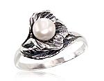 Silver ring# 2100678(POx-Bk)_PE