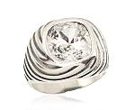 Silver ring# 2101209(POx-Bk)_SV