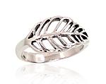 Silver ring# 2101380(POx-Bk)