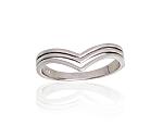 Silver ring# 2101786(PRh-Gr)