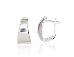Silver earrings with 