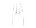 Silver earrings# 2204015_CZ