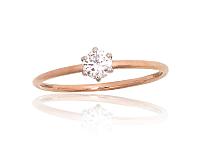 Zelta gredzens# 1101180(Au-R+PRh-W)_CZ