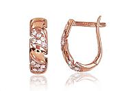 Zelta auskari # 1200461(Au-R+PRh-W)_CZ