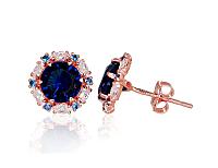 Zelta auskari # 1200602(Au-R)_CZ+CZ-B