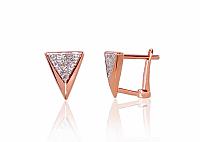 Zelta auskari # 1200793(Au-R+PRh-W)_DI