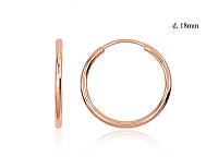 Zelta auskari-riņķīši# 1200984(Au-R)