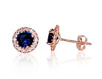 Zelta auskari # 1201042(Au-R)_CZ+CZ-B