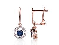 Zelta auskari # 1201177(Au-R+PRh-W)_DI+SA