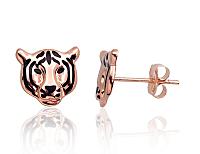 Zelta auskari-puseti # 1201402(Au-R)_ML-BK