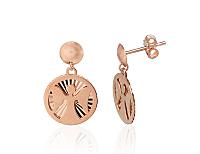 Zelta auskari-puseti # 1201489(Au-R)