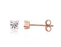 Zelta auskari-puseti # 1201526(Au-R)_CZ