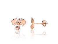 Zelta auskari-puseti # 1201558(Au-R)