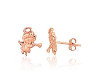 Zelta auskari-puseti # 1201561(Au-R)