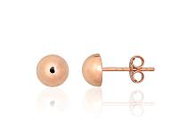 Zelta auskari-puseti # 1201620(Au-R)