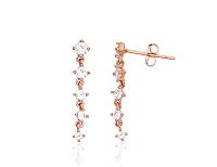 Zelta auskari-puseti # 1201681(Au-R)_CZ