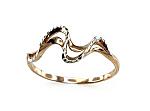 Goldener Ring# 1100068(Au-R+PRh-W)