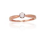 Gold ring# 1101039(Au-R+PRh-W)_DI