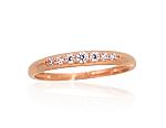 Gold ring# 1101110(Au-R)_CZ