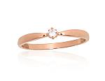 Goldener Ring# 1101179(Au-R)_CZ