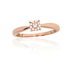 Goldener Ring# 1101181(Au-R)_CZ
