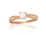 Goldener Ring# 1101199(Au-R)_CZ