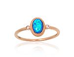 Goldener Ring# 1101207(Au-R)_CZ+OP-B