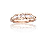 Goldener Ring# 1101211(Au-R)_CZ