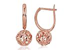 Gold Earrings# 1200431(Au-R)_CZ
