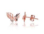 Gold Earrings# 1200444(Au-R)_CZ