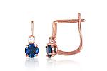 Gold Earrings# 1200496(Au-R)_CZ+CZ-B