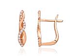 Gold Earrings# 1201355(Au-R)_CZ