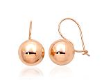 Gold hook earrings# 1201366(Au-R)
