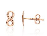 Gold classic studs earrings# 1201528(Au-R)