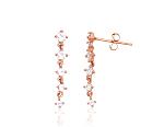 Gold Earrings# 1201681(Au-R)_CZ