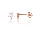 Gold Earrings# 1201683(Au-R)_CZ