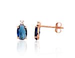Gold Earrings# 1201691(Au-R)_CZ+CZ-B