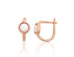 Gold Earrings# 1201707(Au-R)_OP-W