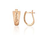 Gold Earrings# 1201737(Au-R)