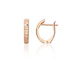 Gold Earrings# 1201746(Au-R)