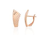 Gold Earrings# 1201747(Au-R)