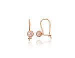 Gold Earrings# 1201765(Au-R)_CZ