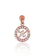 Gold pendant# 1300132(Au-R)_CZ