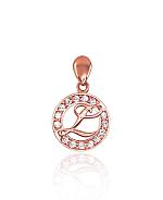 Gold pendant# 1300133(Au-R)_CZ