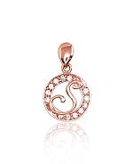 Gold pendant# 1300139(Au-R)_CZ