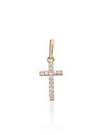 Gold pendant# 1300295(Au-Y)_CZ