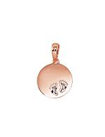 Gold pendant# 1300650(Au-R+Au-W)